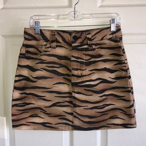Animal Print Skirt